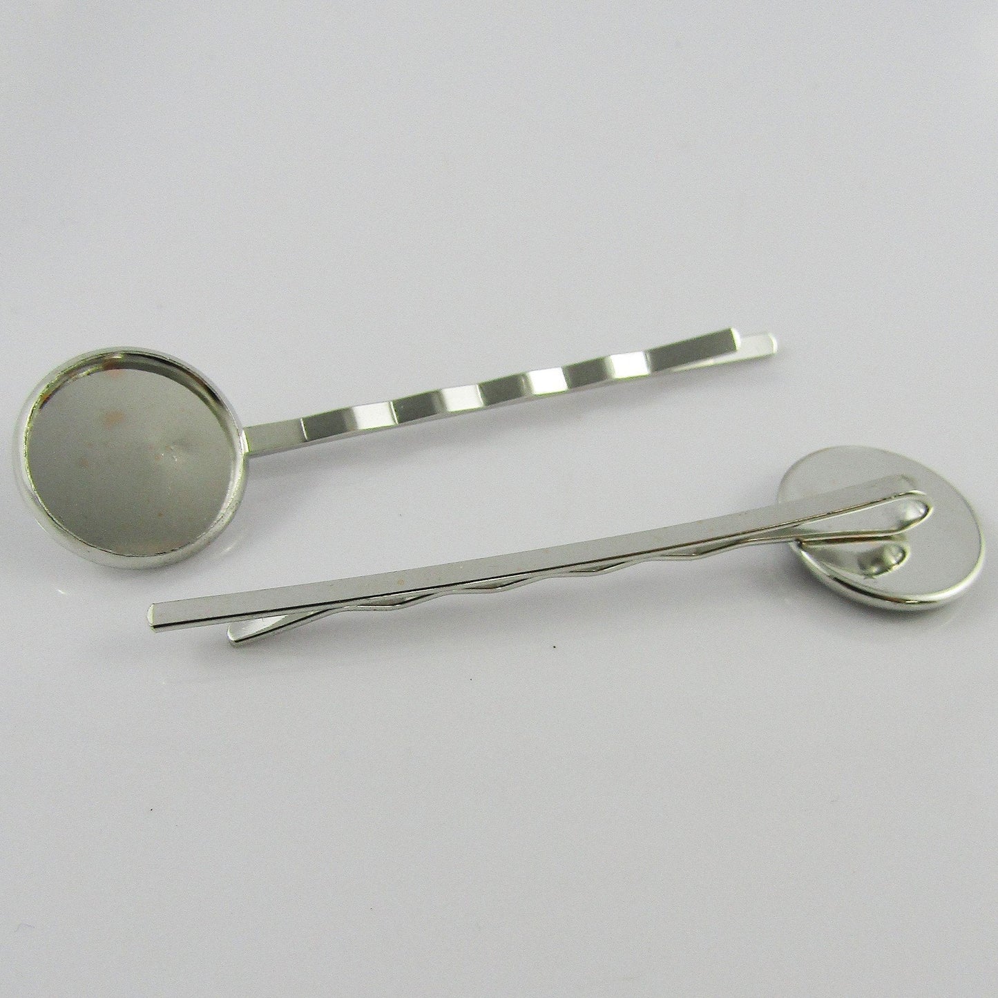 Bulk 10pcs Cabochon Setting Bobby Pin Hair Slide Finding 61mm Fit 14mm Cabs