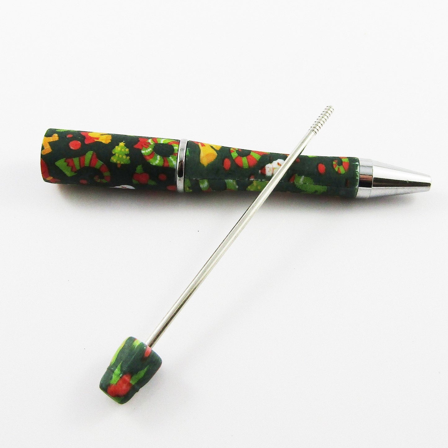 Blank DIY Christmas Beadable Pen 144mm Personalised Gift Idea Select Qty