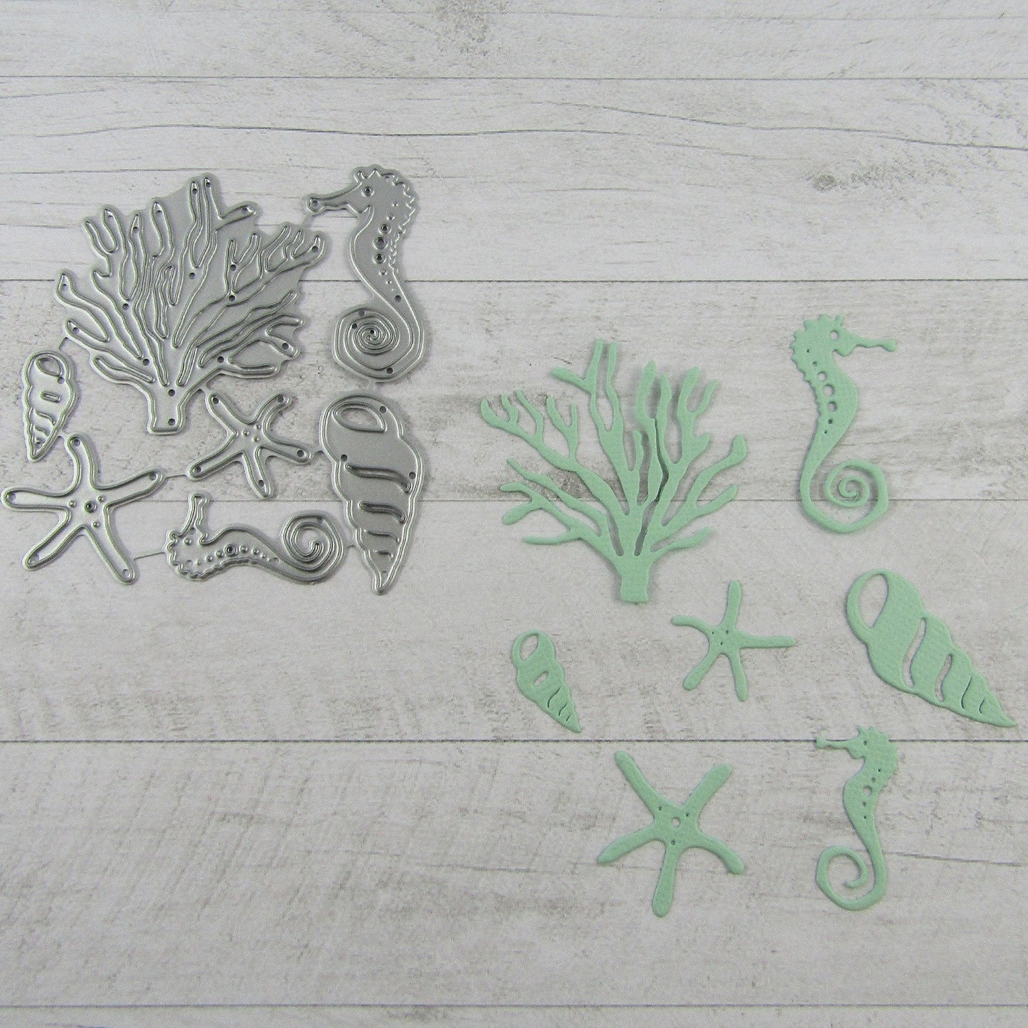 Rockpool Sea Creatures Cutting Die Carbon Steel Scrapbooking Card Making etc