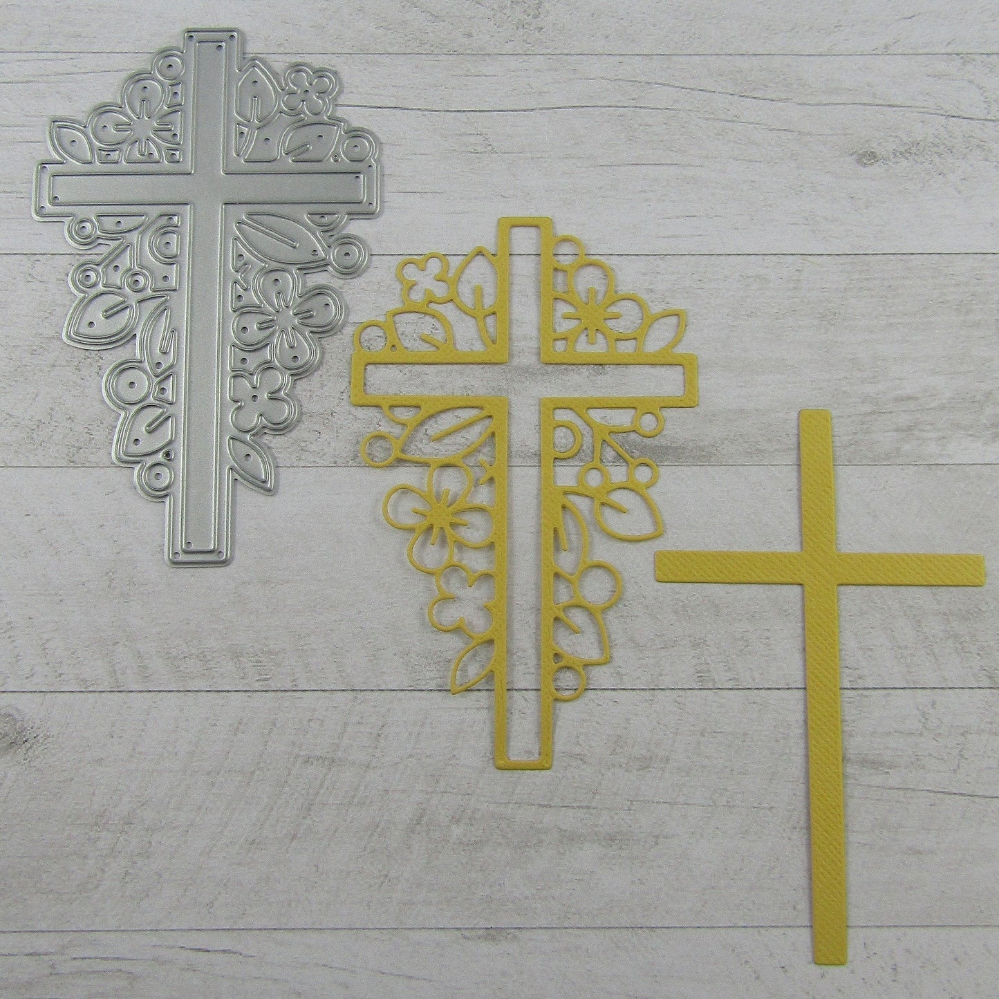 Filigree Religious Cross Cutting Die Carbon Steel Scrapbooking Card Making etc
