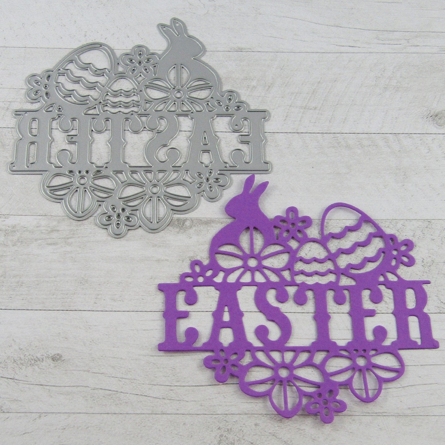 Rabbit & Eggs Easter Cutting Die Carbon Steel Scrapbooking Card Making etc