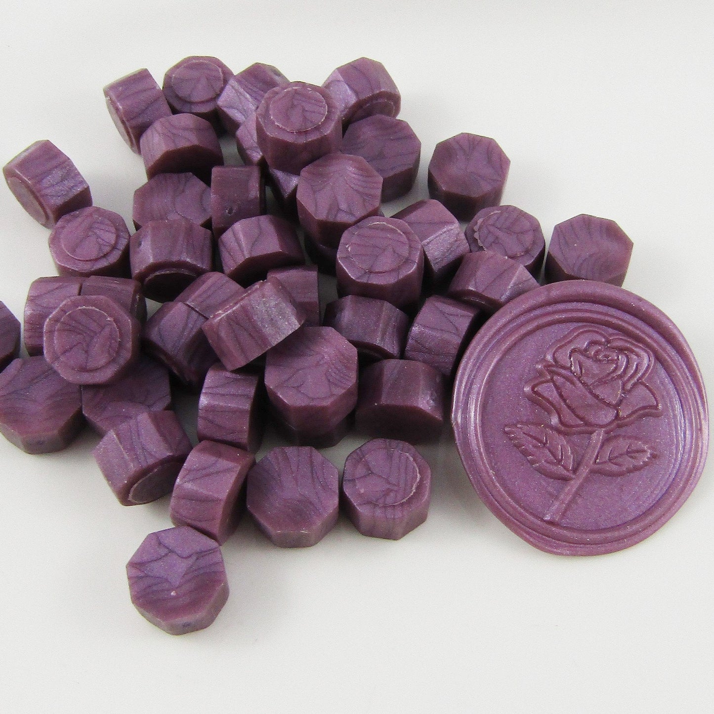 100pcs Plum Purple Sealing Wax Melt Particles for Wax Seal Wedding Envelope Card