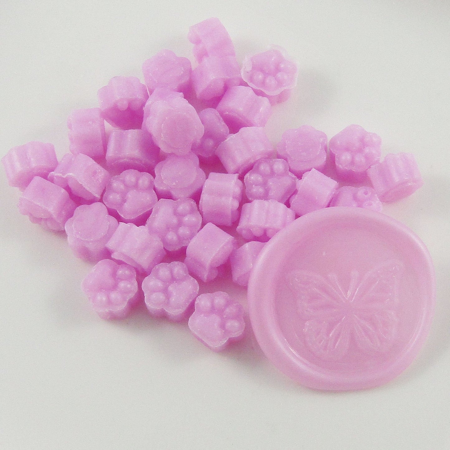 100pcs Pearl Pink Sealing Wax Melt Particles for Wax Seals Wedding Cards Journal