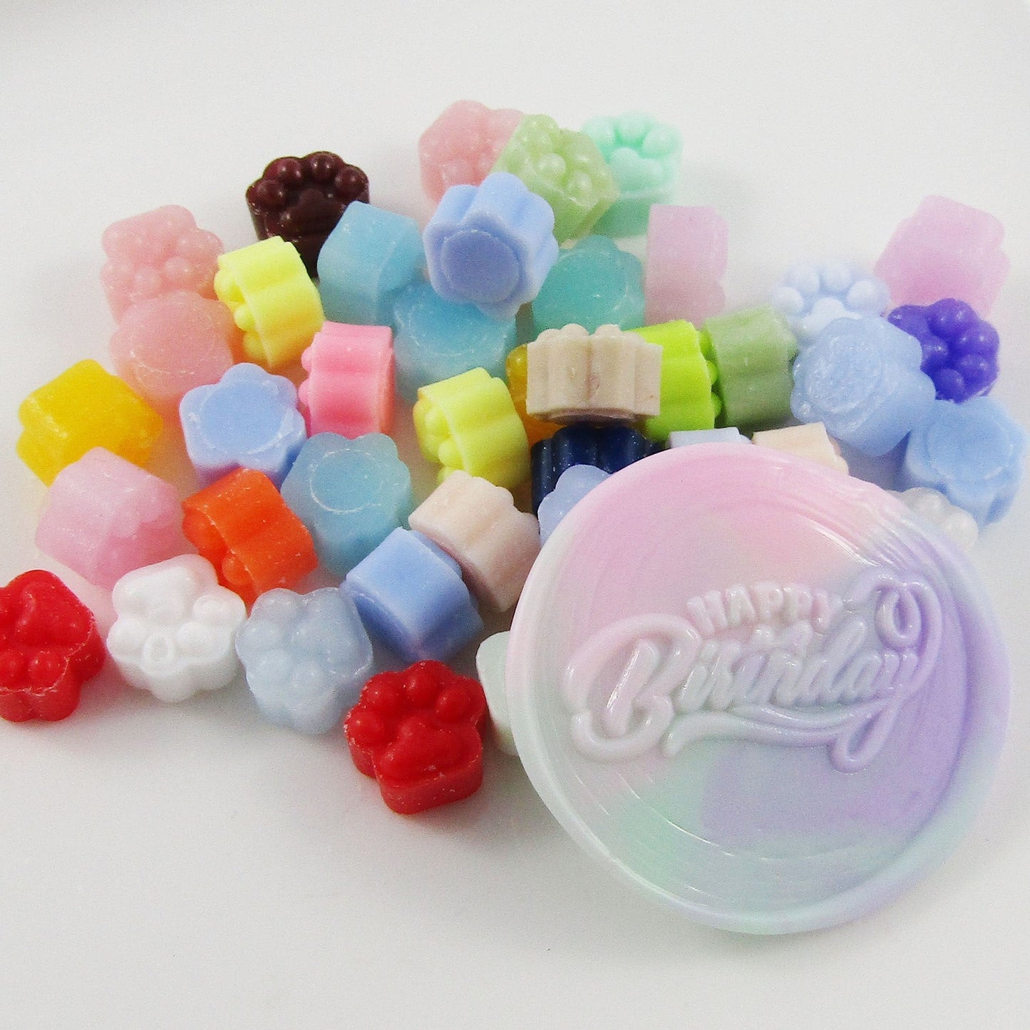 100pcs Mixed Sealing Wax Melt Particles for Wax Seals Wedding Cards Journal