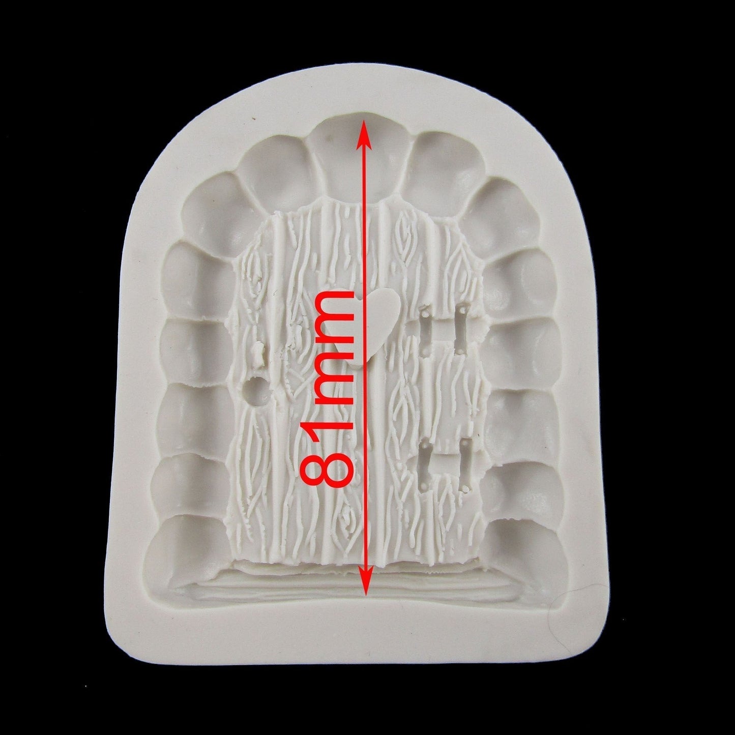 Fairy Cottage Door FOOD GRADE Silicone Mould Fondant Chocolate Soap Resin
