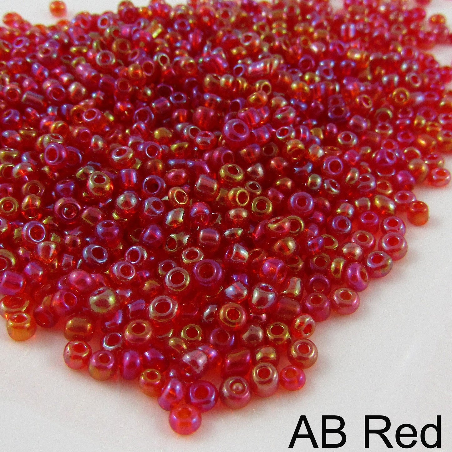 50g 1000+ pcs Ceylon Glass Seed Beads 3mm Select colour
