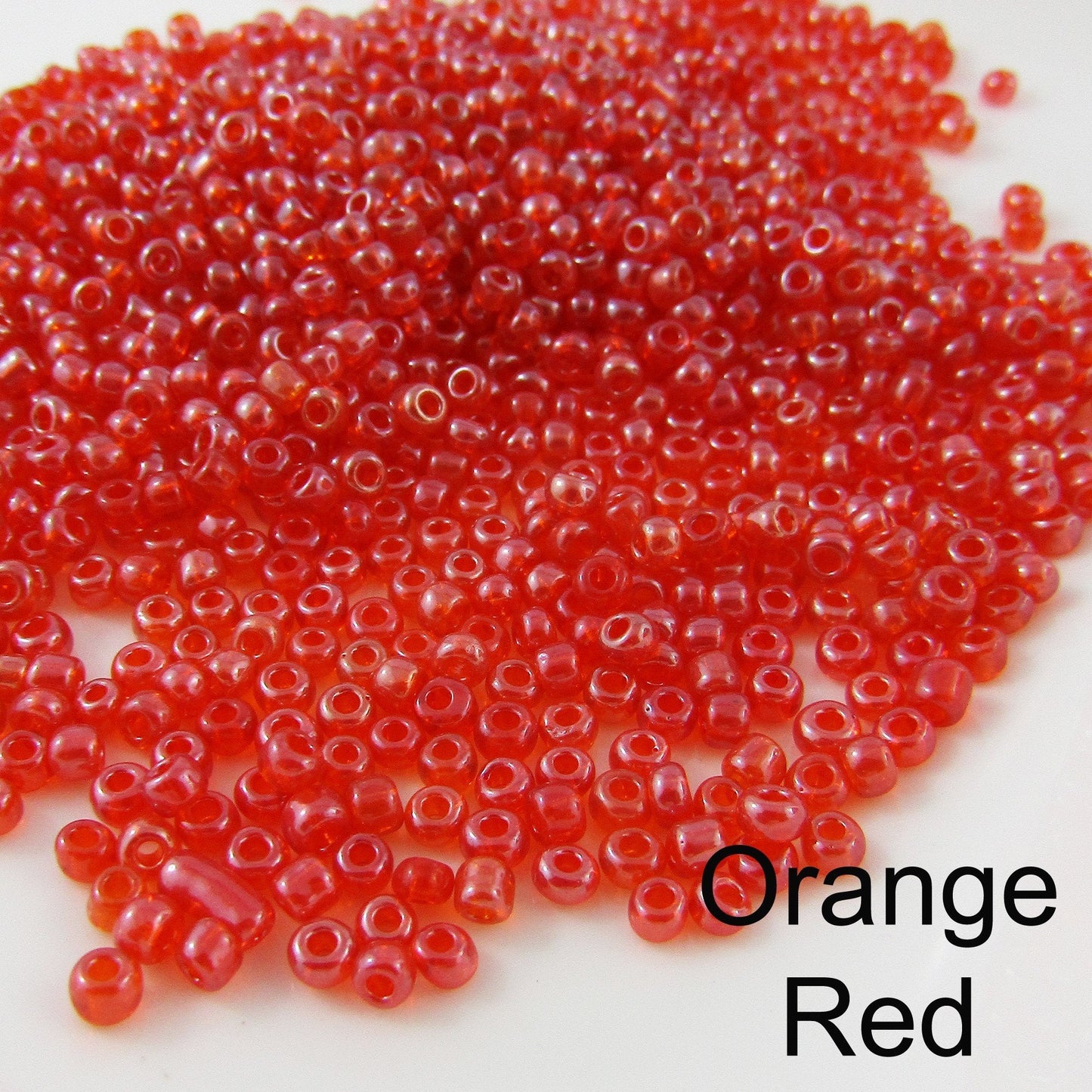 50g 1000+ pcs Ceylon Glass Seed Beads 3mm Select colour