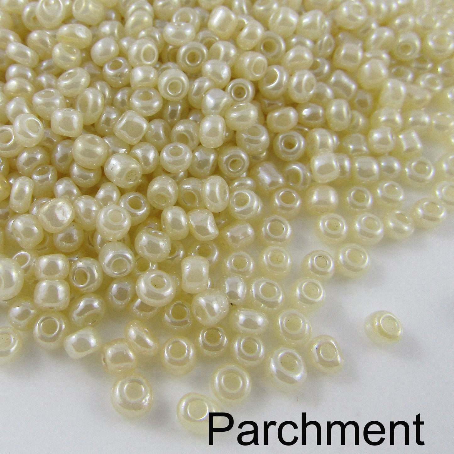 50g 1000+ pcs Ceylon Glass Seed Beads 3mm Select colour