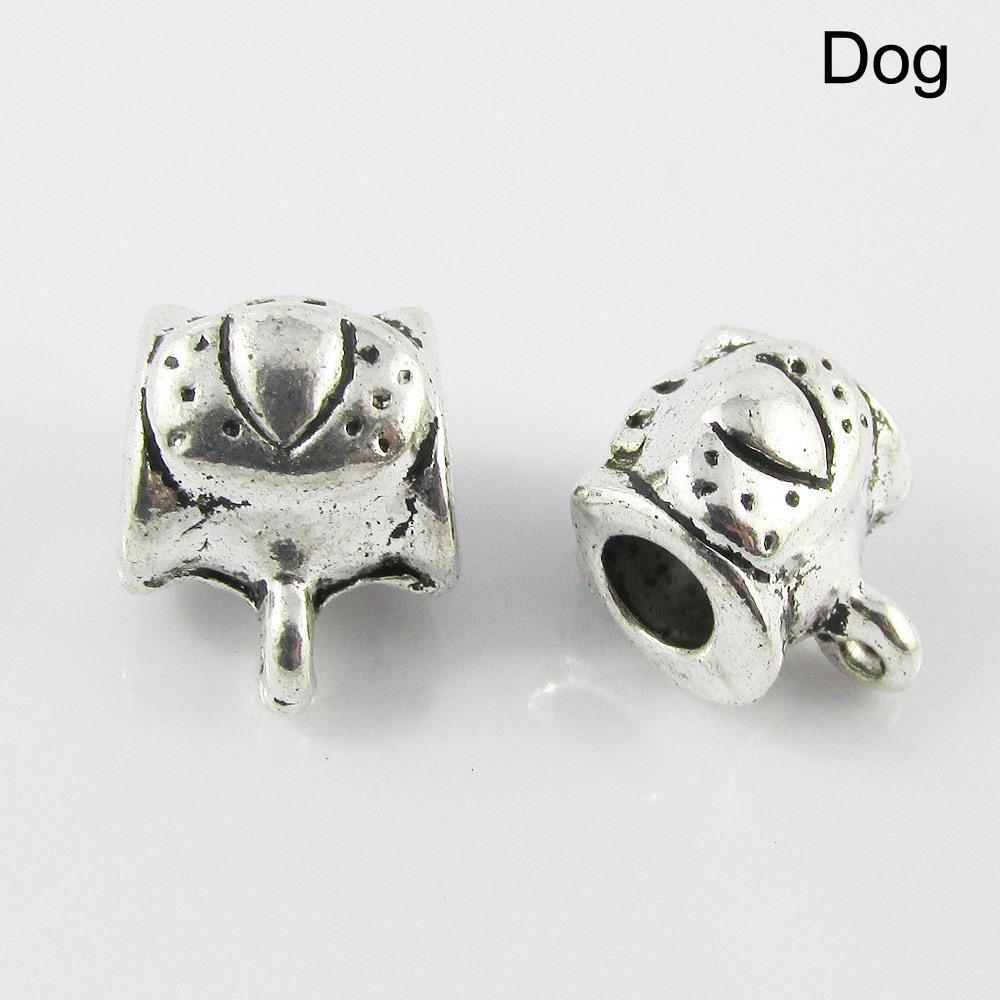 Bulk European Bail Findings Clasp Dog, Cat, Paw Print Select Qty