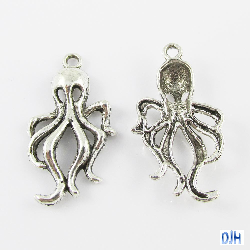 Bulk Octopus Sea Creature Charm Pendant Select Qty