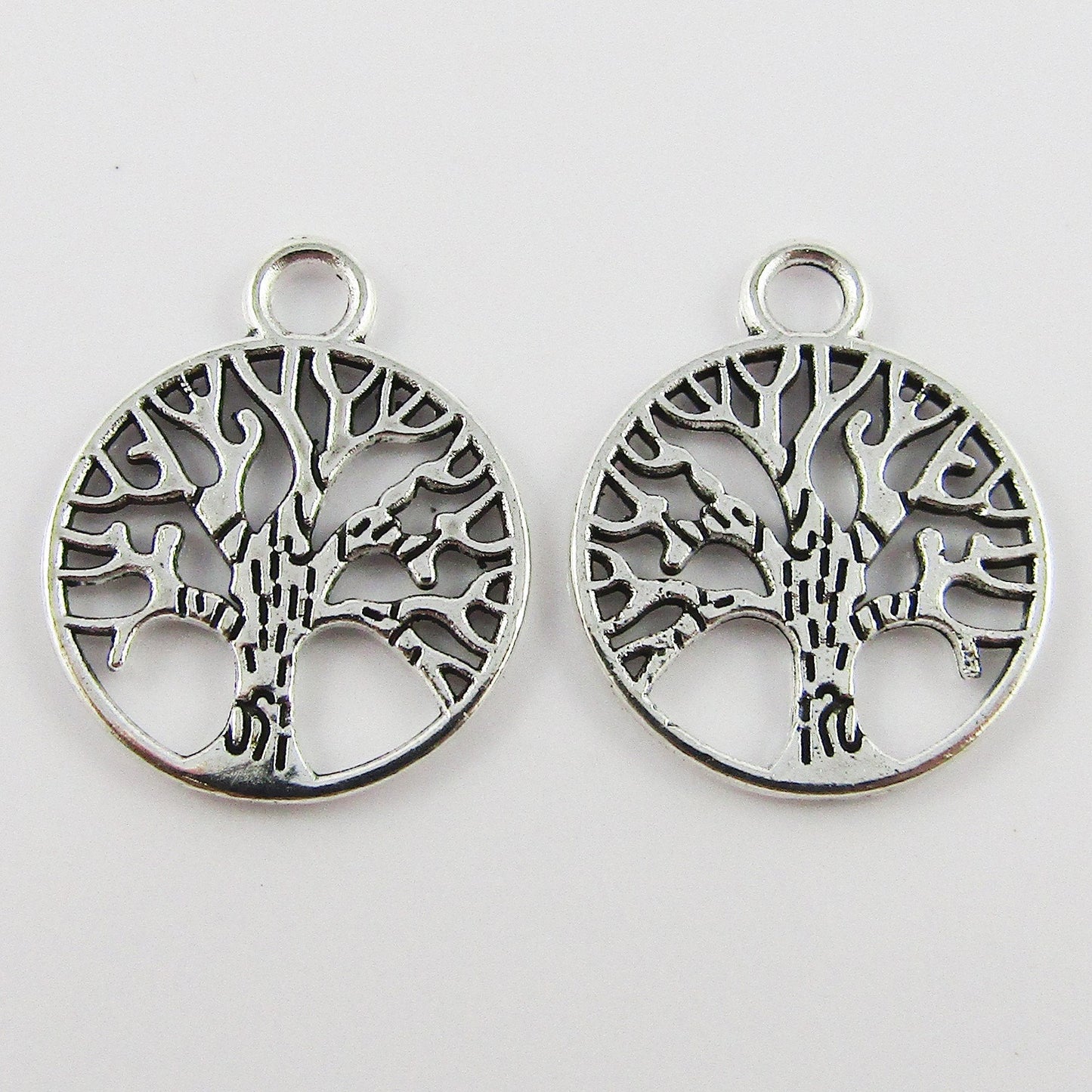 Bulk Tree of Life Charm Pendant Balance Harmony Rebirth 18x15mm Select Qty