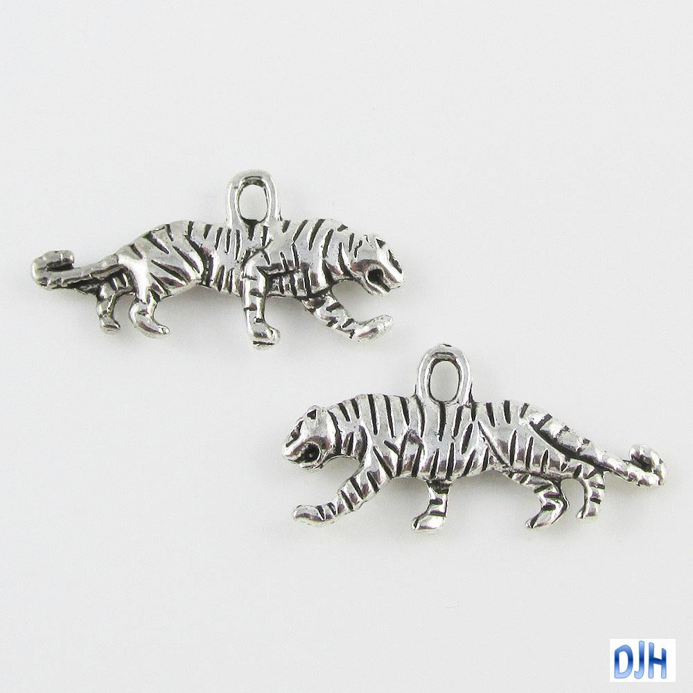 Bulk Tiger Charm Big Cat Pendant Select Qty