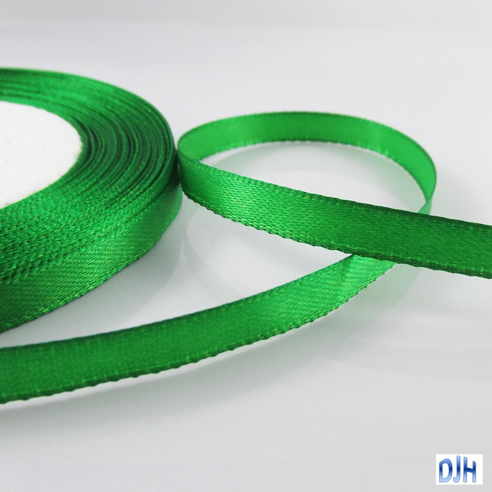 Satin Ribbon 6mm x 22 mtr roll for Crafts, Hair Bows, Wedding Select Colour