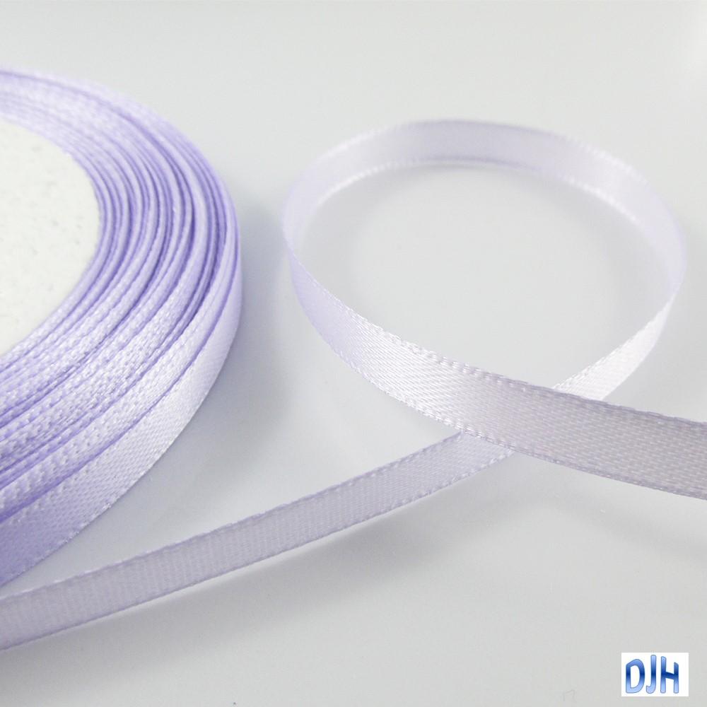 Satin Ribbon 6mm x 22 mtr roll for Crafts, Hair Bows, Wedding Select Colour