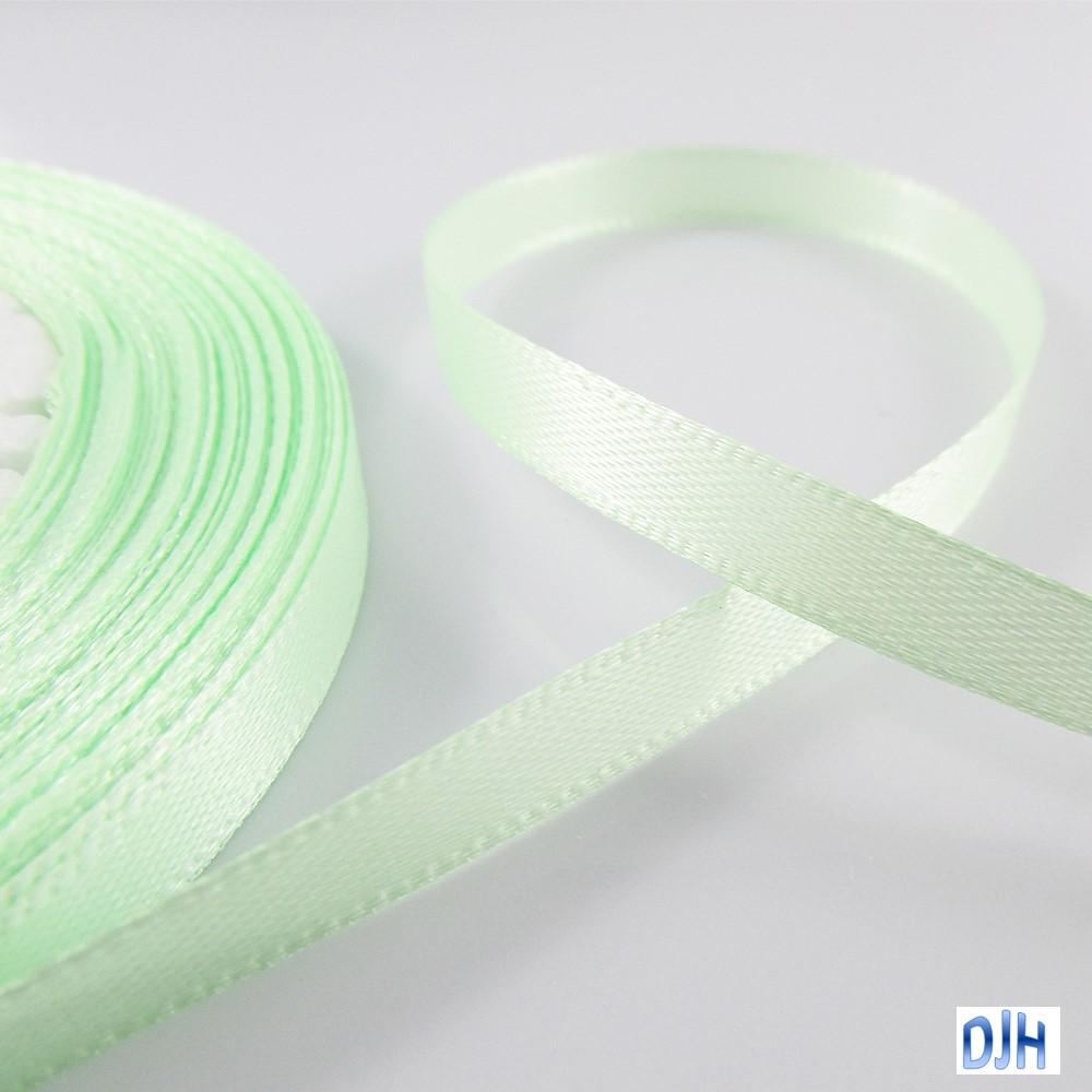 Satin Ribbon 6mm x 22 mtr roll for Crafts, Hair Bows, Wedding Select Colour