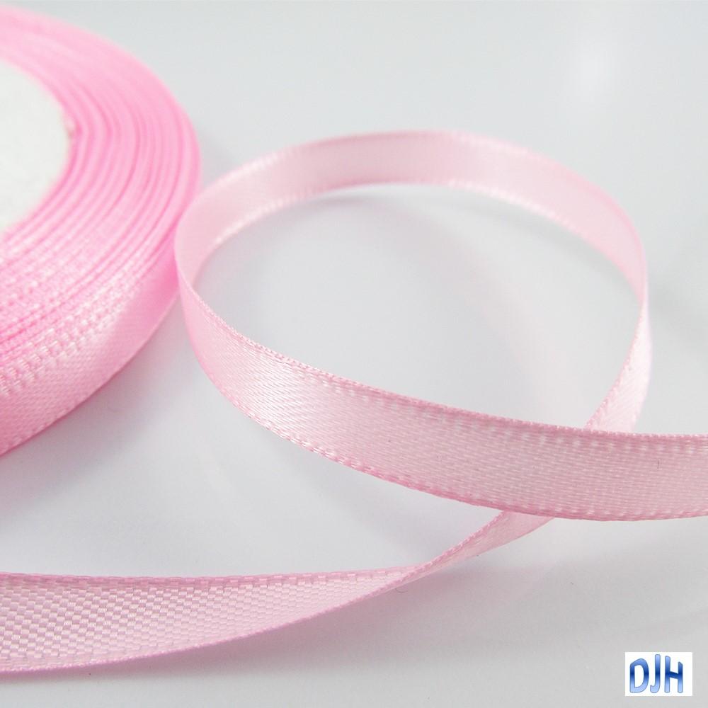 Satin Ribbon 6mm x 22 mtr roll for Crafts, Hair Bows, Wedding Select Colour
