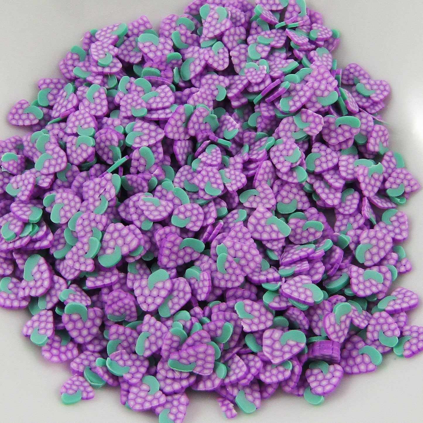 20g Fruit Grapes Polymer Clay Wafer Sprinkles Resin Mix-in Shaker Cards etc