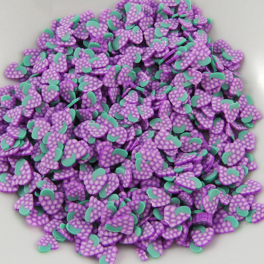 20g Fruit Grapes Polymer Clay Wafer Sprinkles Resin Mix-in Shaker Cards etc