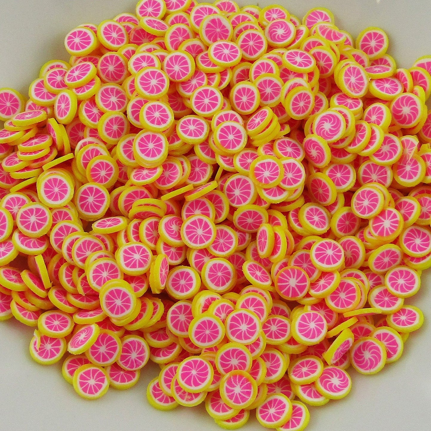 20g Fruit Grapefruit Polymer Clay Wafer Sprinkles Resin Mix-in Shaker Cards etc