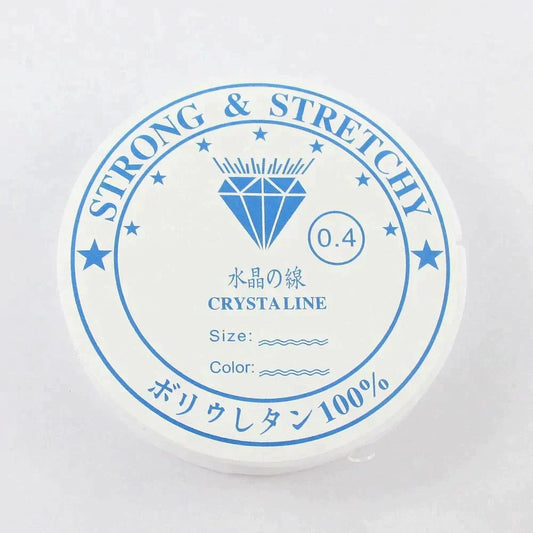 Stretchy Elastic Bead Stringing Thread Clear Select Size from 0.4mm to 1.0mm