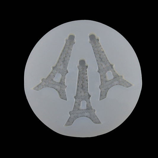 Eiffel Tower Cabochon Silicone Casting Mould for Epoxy Resin