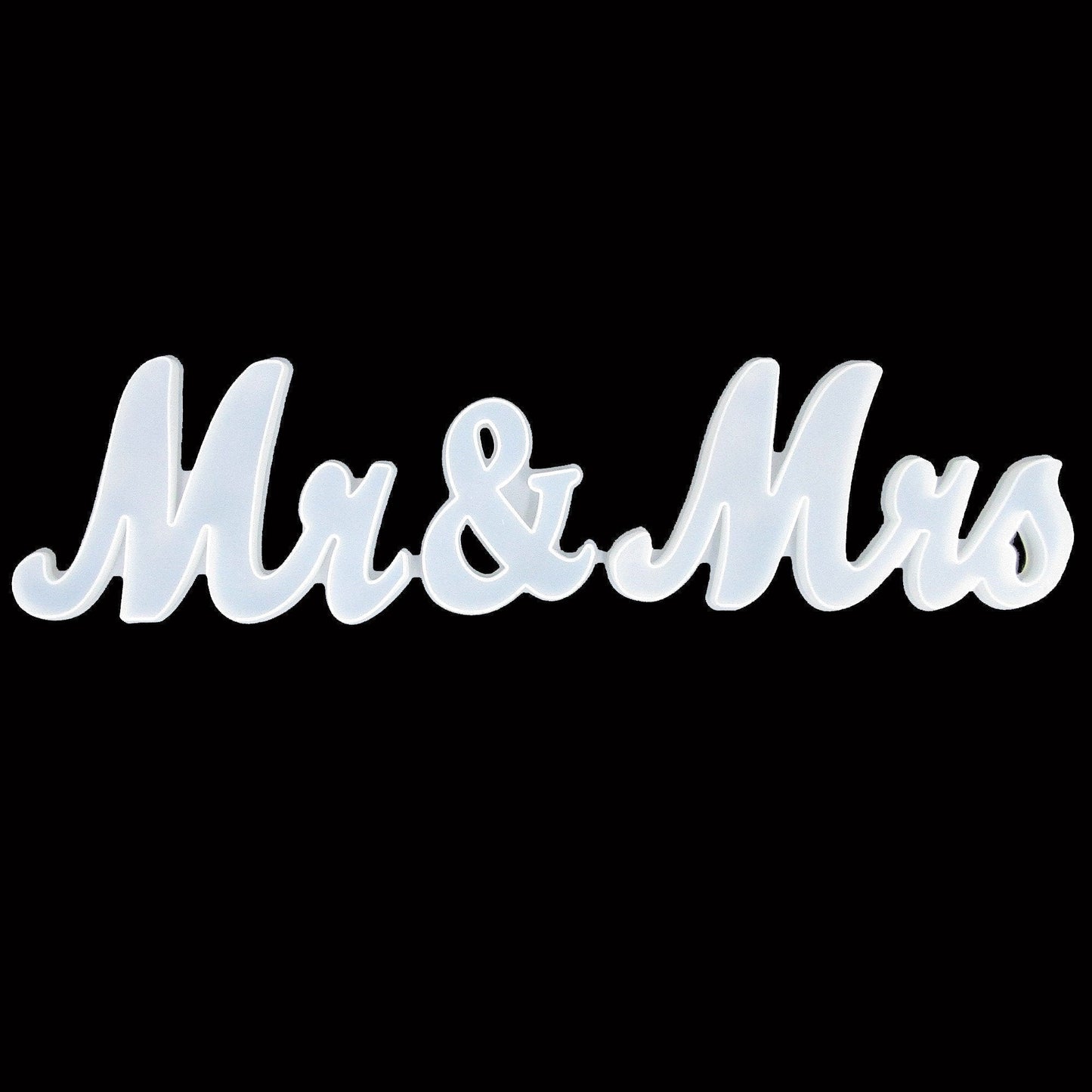 Mr & Mrs Couple Wedding Silicone Cast Mould for Epoxy Resin