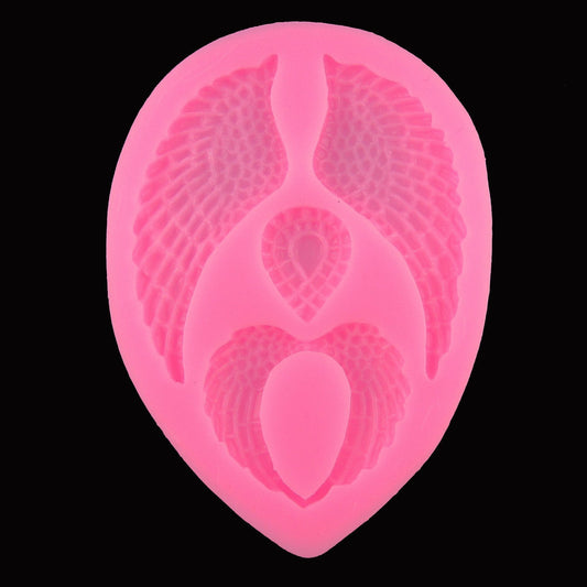 Angel Wing FOOD GRADE Silicone Casting Mould Fondant Chocolate Soap Resin