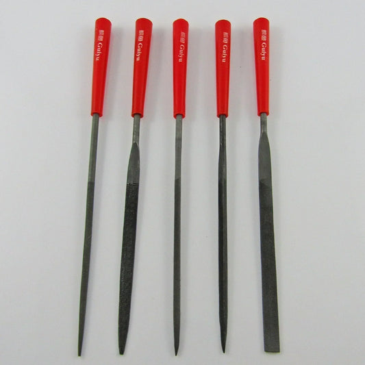 Craft & Jewellery Mini Files Set of 5 x 140mm Steel Files