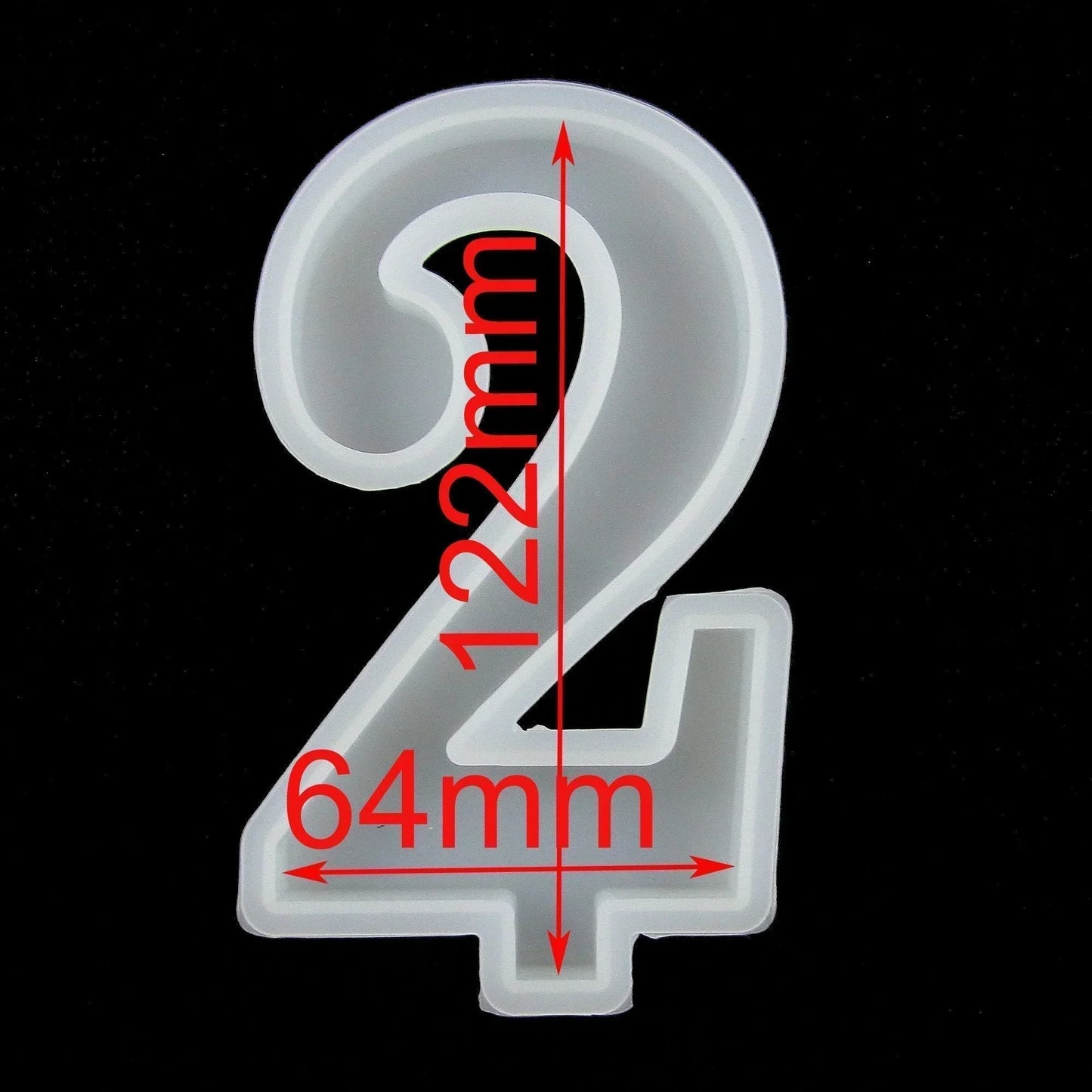 DIY Candle Birthday Number 1 to 10 Set Silicone Casting Mould for Epoxy Resin
