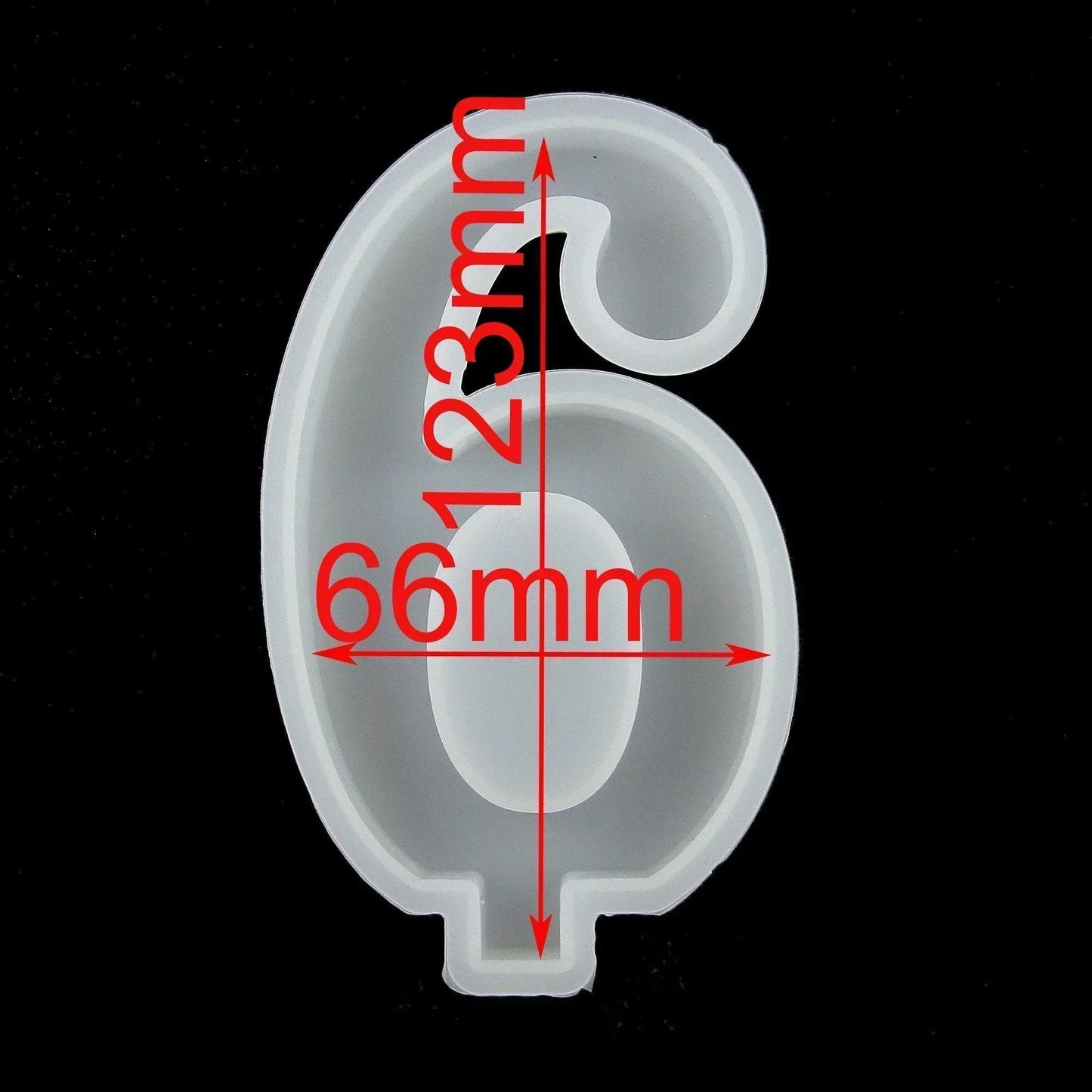 DIY Candle Birthday Number 1 to 10 Set Silicone Casting Mould for Epoxy Resin