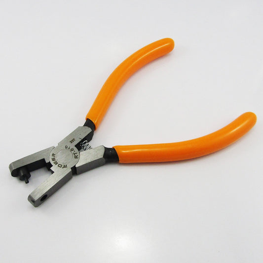 Single Hole Punch 2mm Round 136mm Iron Coated Handles Jewellery Card Punch