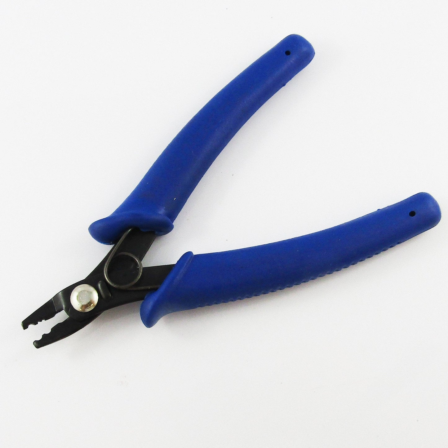 Crimping pliers Craft Jewellery Beading Crimper Stripper Tool 126mm Blue