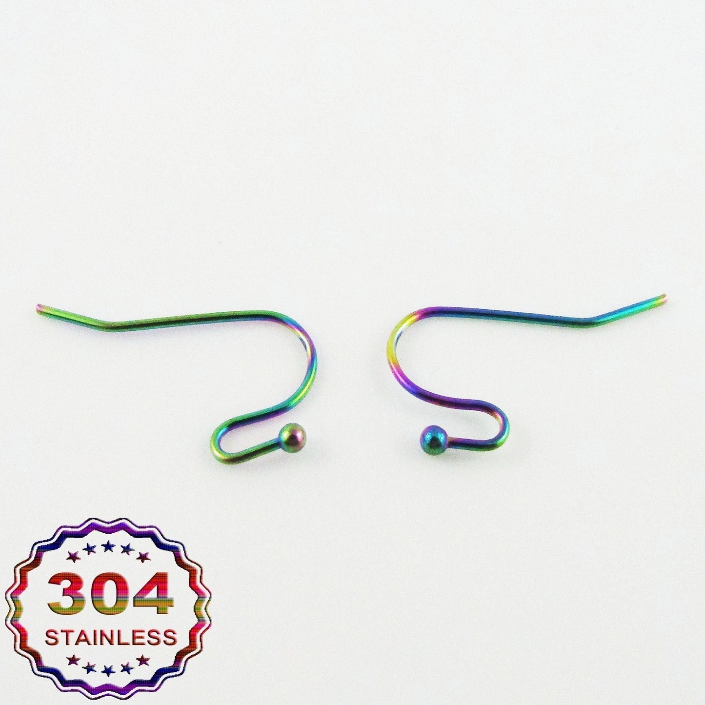 Bulk 10pce (5 Pair) DIY Earring Hook Finding 19x9mm Gold Rack Plated