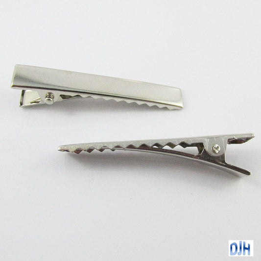 Bulk 200pcs DIY Alligator Hair Clip Finding Hair Bow Beak Clip Select Size