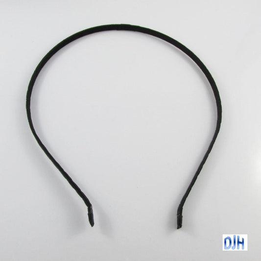 Bulk 10pcs DIY Head Band Wound Black Ribbon 5mm x approx 350mm