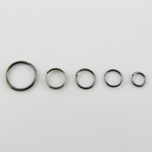 Bulk Gunmetal Jump Rings Open Jumprings Findings Craft Select size