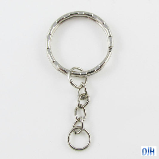 Bulk Key Ring Keychain Findings Split Ring Keyring Craft Beading Select Qty