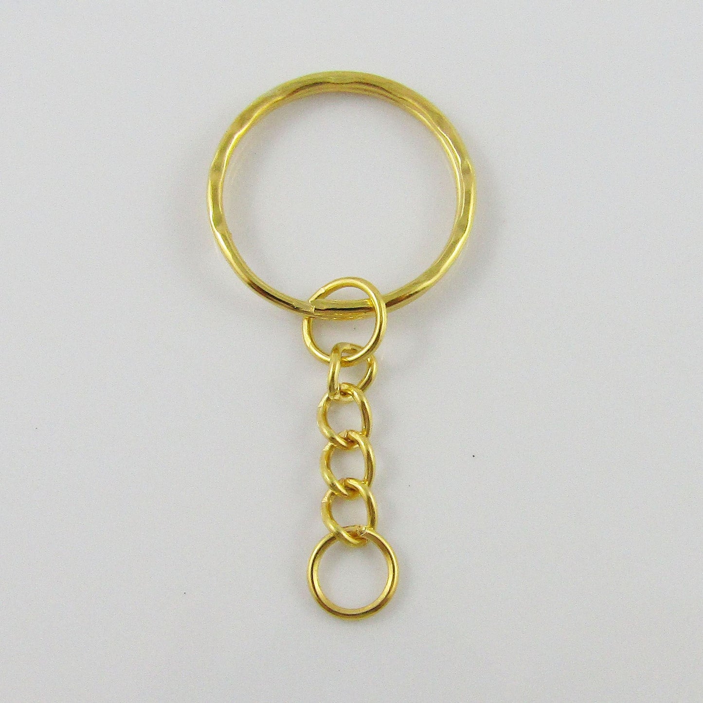 Bulk Key Ring Keychain Findings Split Ring Keyring Craft Beading Gold
