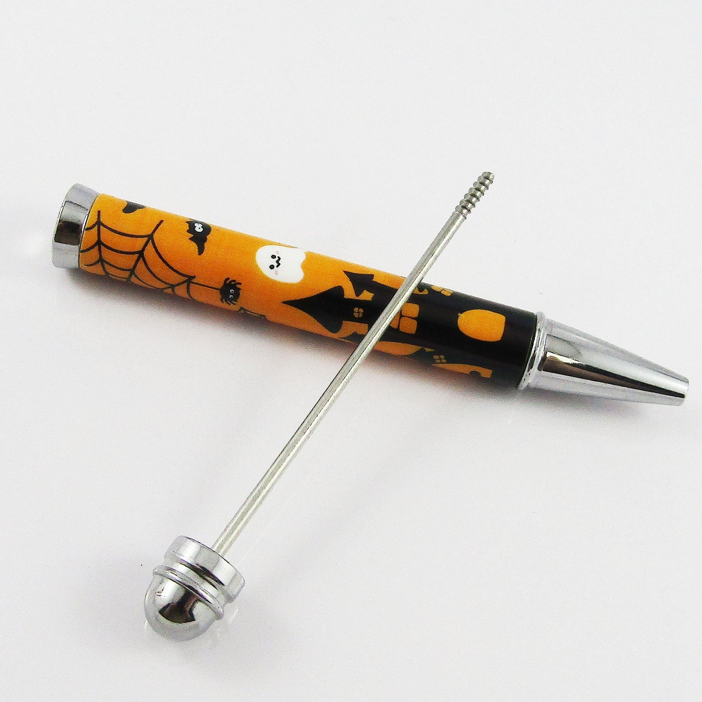 Blank DIY Halloween Print Beadable Pen 144mm Select Design