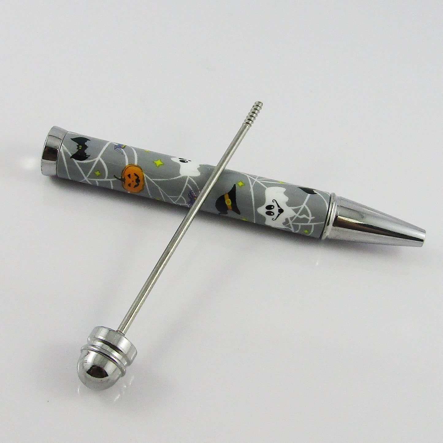 Blank DIY Halloween Print Beadable Pen 144mm Select Design