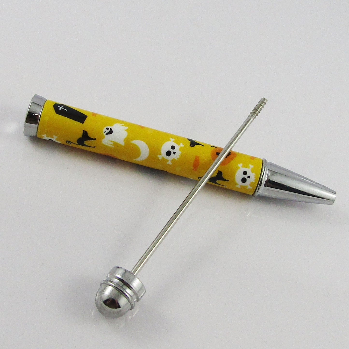 Blank DIY Halloween Print Beadable Pen 144mm Select Design