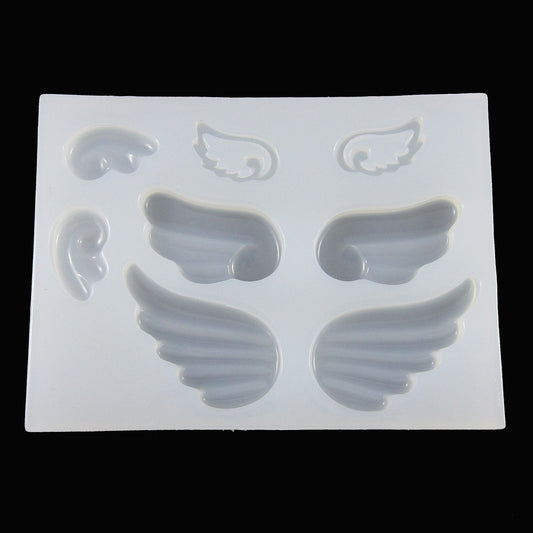 Mini Angel Wings Cabochon Silicone Mould UV or Epoxy Resin