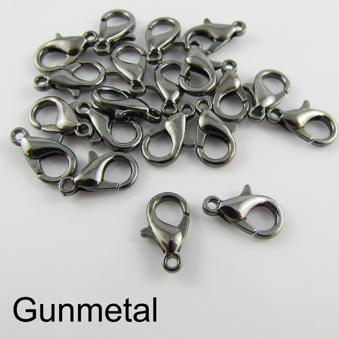 Parrot Lobster Clasps Findings 20 Pieces 12mm x 6mm Select Colour