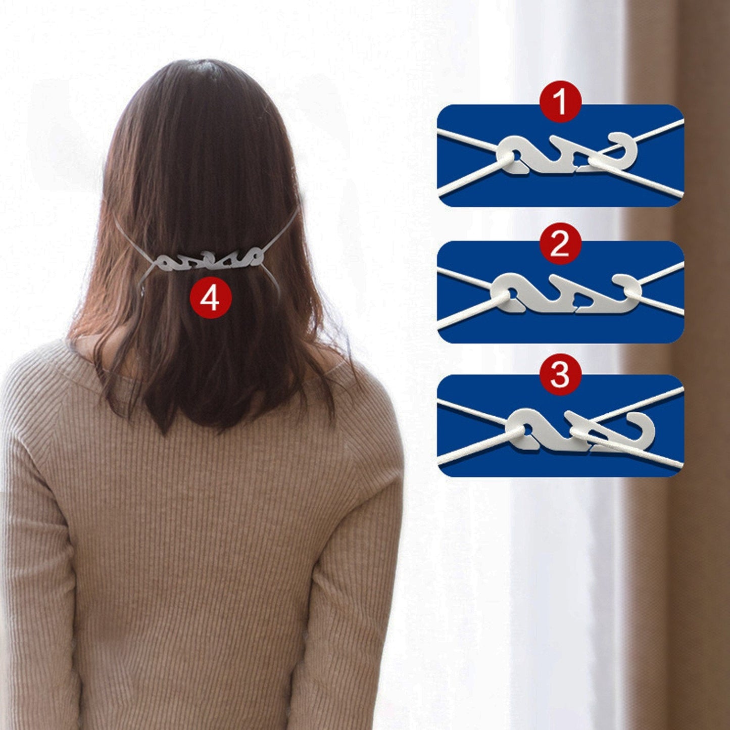 Face Mask Strap Hook Ear Loop Protector Extender Melbourne Stock