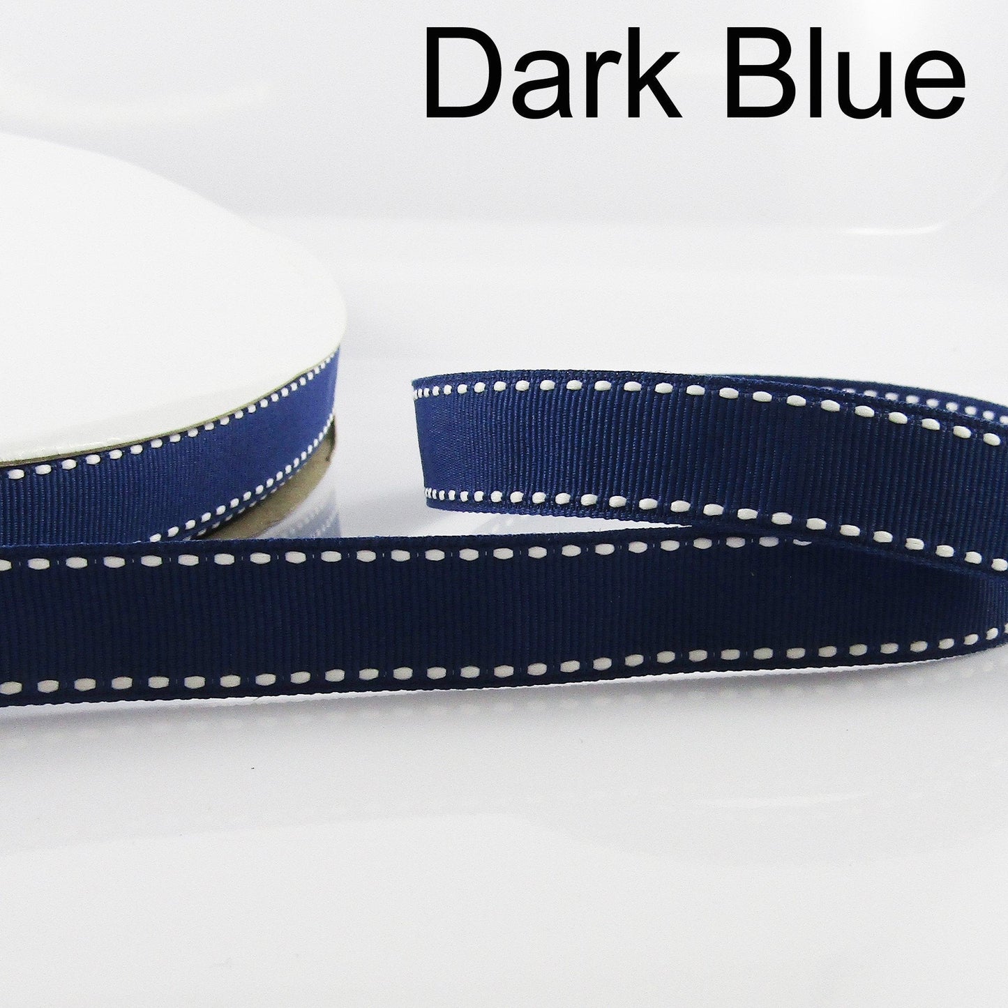 3metres Edge Stitching Grosgrain Ribbon Double Faced 16mm Select Colour
