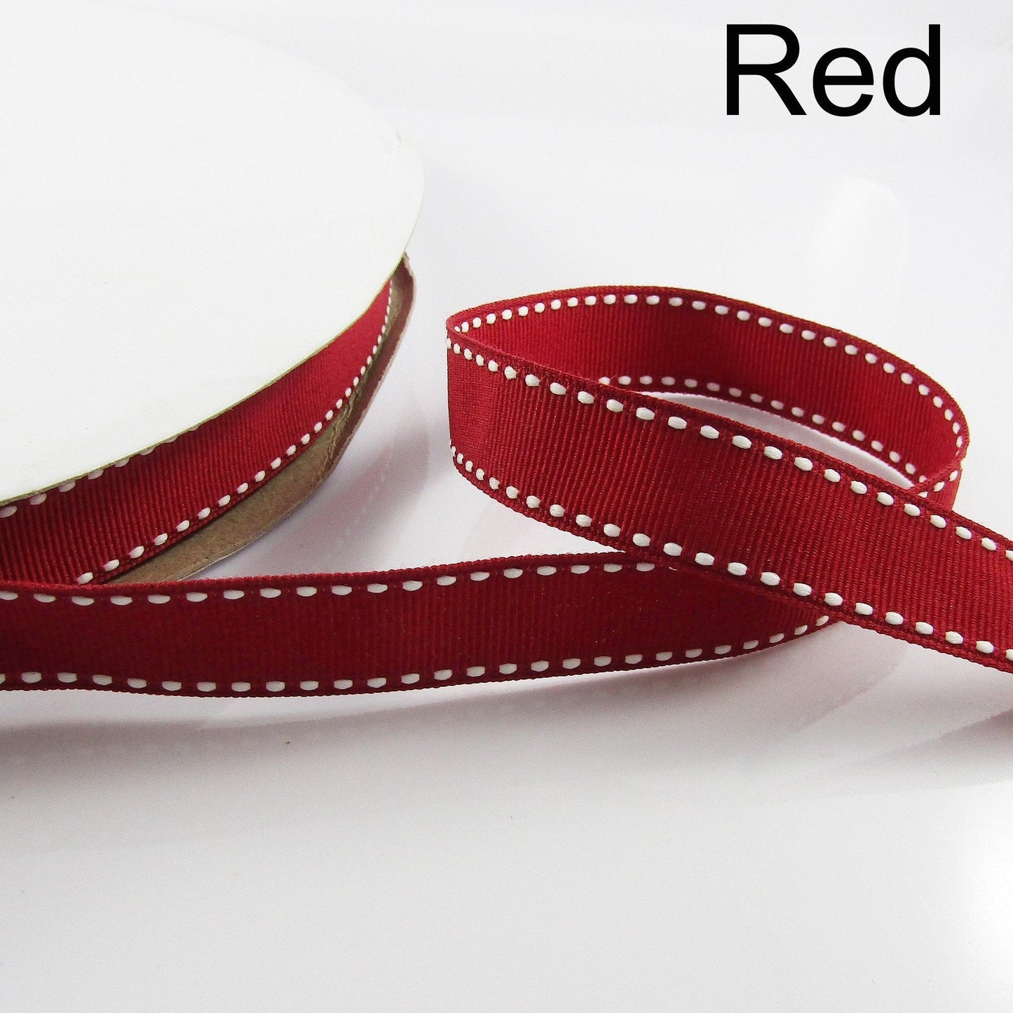 3metres Edge Stitching Grosgrain Ribbon Double Faced 16mm Select Colour