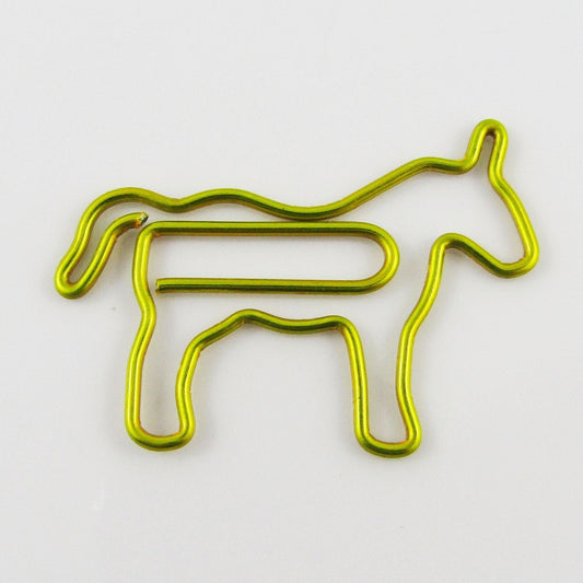 6pcs Horse Pony Novelty Paper Clip Photo Clip 27x37mm Journal Scrapbook