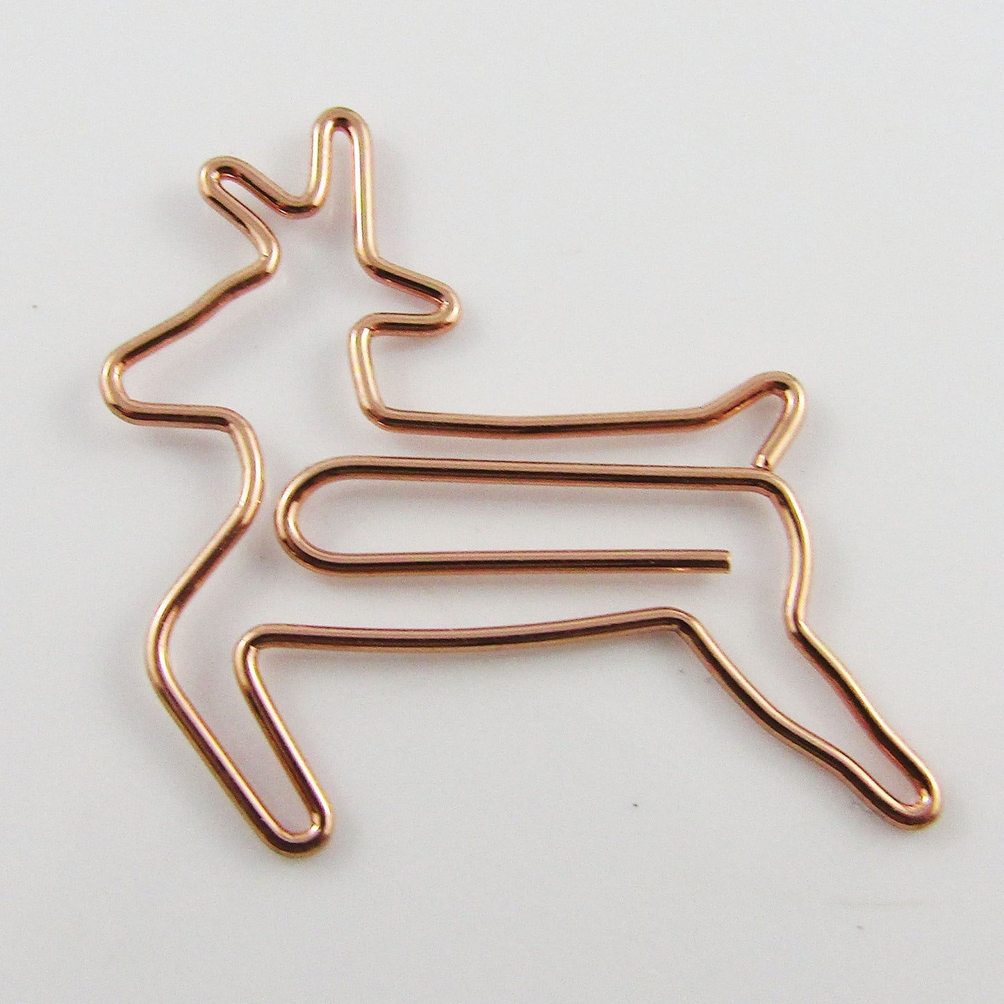 6pcs Christmas Reindeer Paper Clip Photo Clip 33x35mm Journal Scrapbook