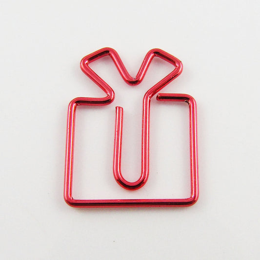 6pcs Metallic Christmas Gift Paper Clip Photo Clip 22x17mm Journal Scrapbook