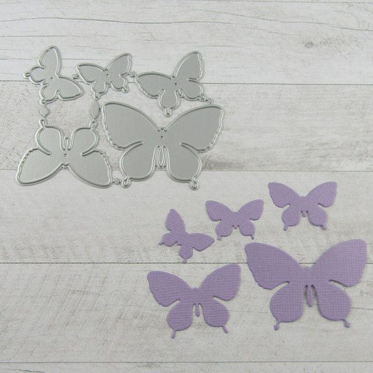 Solid Mixed Butterflies Cutting Die Carbon Steel Scrapbooking Card Making etc